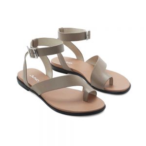 Giày xăng đan đế bệt quai chéo bản to SD01090