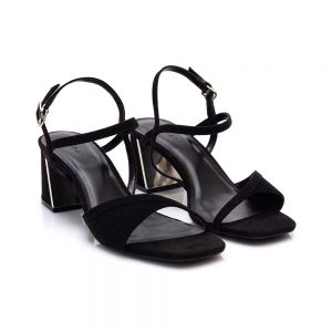 Giày xăng đan gót vuông cách điệu SD07032